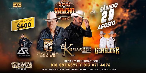 PLATICAS DE RANCHO CON ALFREDO RIOS EL KOMANDER, PANTER BELICO & MAS