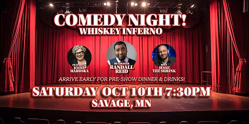 Comedy Night at Whiskey Inferno (Savage, MN)