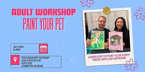 Paint & Sip: Paint your pet
