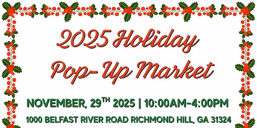 2025 Holiday  Market with Free Santa Photos and more