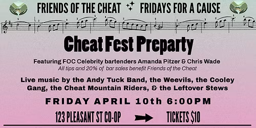 2026 Cheat Fest PrePARTY & Fridays for a Cause