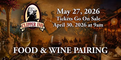 May 27: Clipper Inn Food & Wine Paring