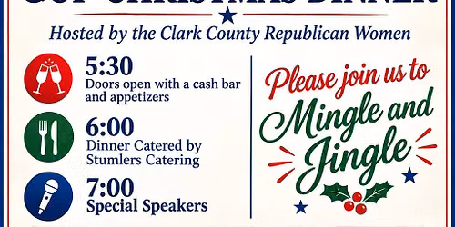 Annual Clark GOP Christmas Dinner