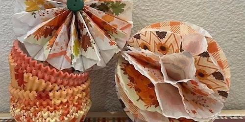 Cupcake Liner Holiday Decorations