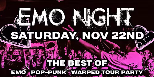 EMO NIGHT ft. Flicker\/\/Fade Live Emo Band Night (ERIE PA)