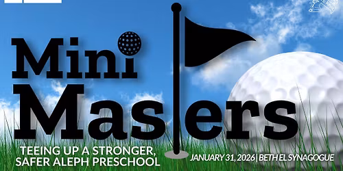 Mini Masters - Teeing Up a Stronger, Safer Aleph Preschool