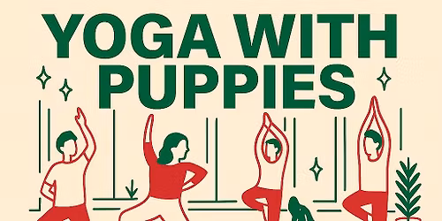 Yoga with Puppies Event