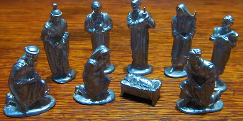 Workshop: Cast a white metal Nativity Set