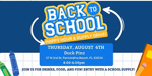 Back to School Real Estate Professionals Happy Hour & Supply Drive!