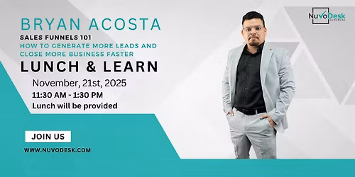 Sales Funnels 101 FREE Workshop