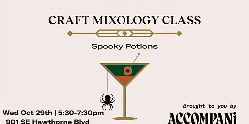 Craft Mixology Class - Spooky Potions
