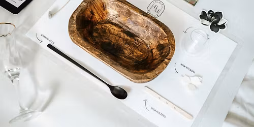 Wooden Dough Bowl Candle Making Class