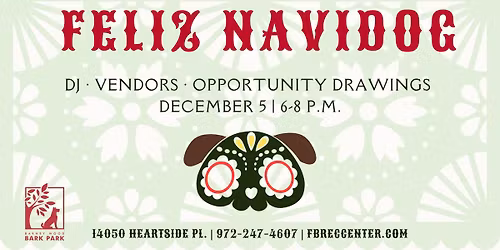 Barney Wood Bark Park Presents - Feliz Navidog