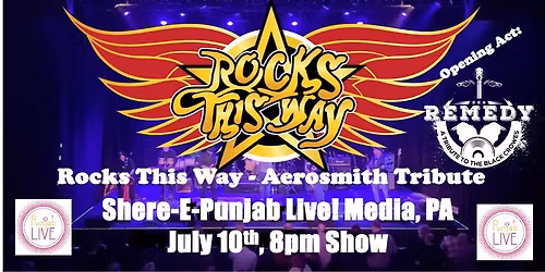 Rocks This Way (Aerosmith Tribute) & Remedy (Black Crowes Tribute)