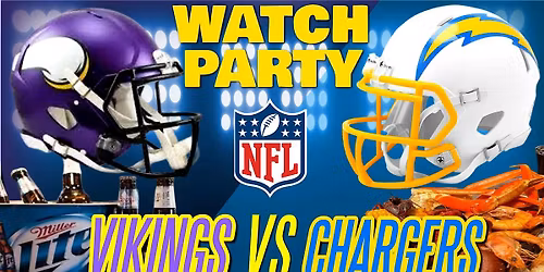 Vikings vs Chargers!! - Watch Party at The Revel!