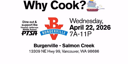 TJMS Day @ Burgerville (Salmon Creek), 4-22-26