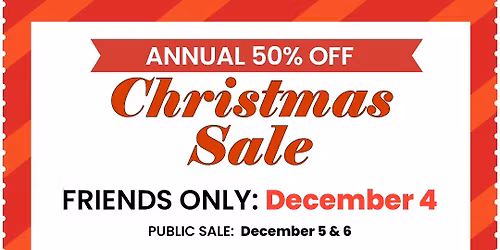 Books Again 50% Off Christmas Sale and Gift Certificate Sale