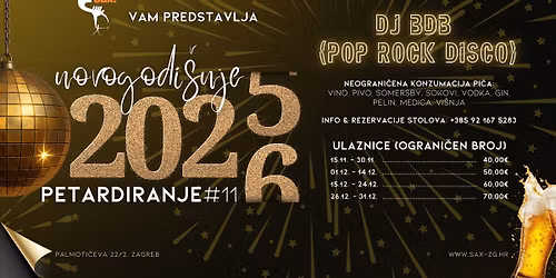 Novogodi\u0161nje Petardiranje #11 @ SAX!