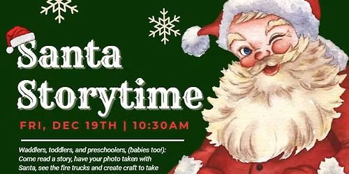 Santa Storytime | Dec 19th