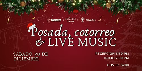 Posada, cotorreo & live music