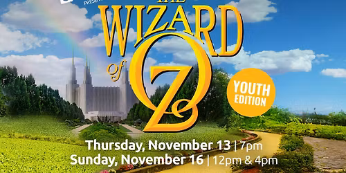 Stagemakers Presents: The Wizard of Oz Youth Edition