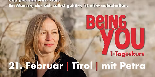 Being you " The One Day Adventure" in Tirol \/Bad H\u00e4ring