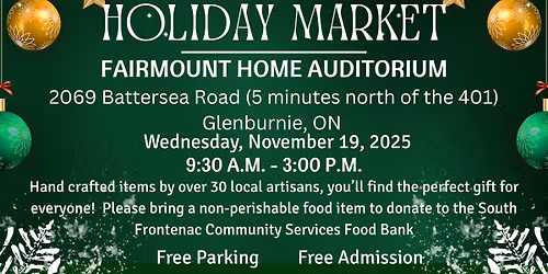 Fairmount Home Holiday Market