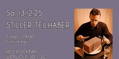 STILLER TEILHABER \u2022 Live \u2022 RED Rockbar Solingen