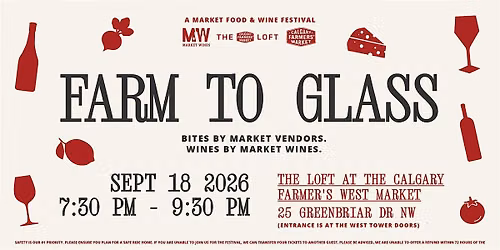 Farm to Glass: A Market Wine & Food Festival