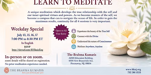 Learn to Meditate