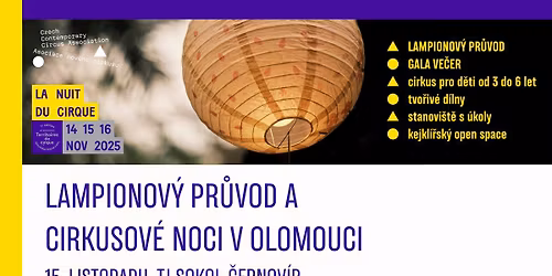 Lampionov\u00fd pr\u016fvod a Cirkusov\u00e9 noci v Olomouci