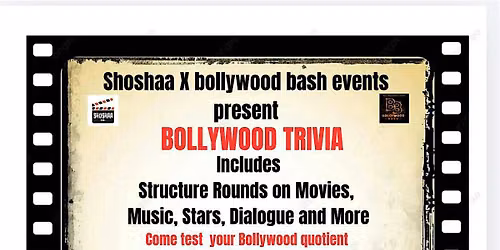 Bollywood Trivia Night Jersey City - By Shoshaa Co. & Bollywood Bash