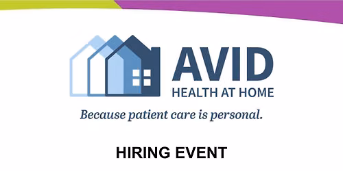 HIRING EVENT - NCWorks Onslow - AVID Health at Home 