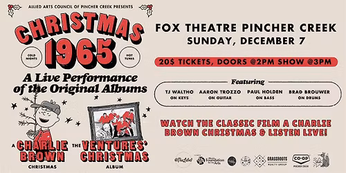 Christmas 1965- A Live Performance of A Charlie Brown Christmas @ The Fox