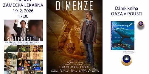 DIMENZE - SYNCHRONICITY - projekce s p\u0159edn\u00e1\u0161kou + kniha O\u00e1za v pou\u0161ti