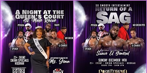 A Night at the Queen's Court - Return of a SAG Male Revue