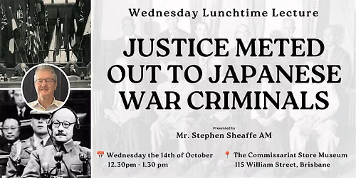WLL: Justice Meted Out to Japanese War Criminals