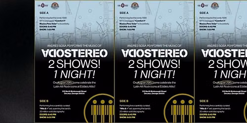 Side B: Andres Sosa Performs Soda Stereo's Hits & +