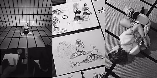 \u2b55\ufe0f SHIBARI LIFE DRAWING \u2b55\ufe0f Draw a Live Rope Performance in Berlin