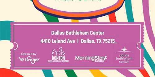 Sun\u2019s Out, Fun\u2019s Out! Carnival & Resource Fair | GroceryConnect | Dallas Bethlehem Center