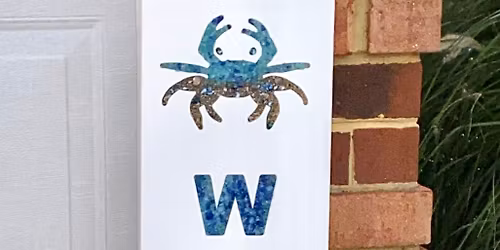 Welcome Sign w\/Resin