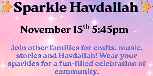 Sparkle Havdallah