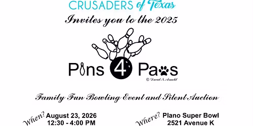 \ud83c\udfb3 Pins 4 Paws bowling event \ud83d\udc3e