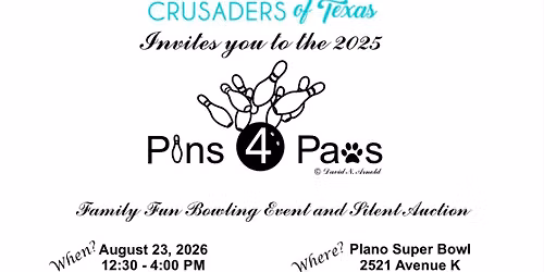 \ud83c\udfb3 Pins 4 Paws bowling event \ud83d\udc3e