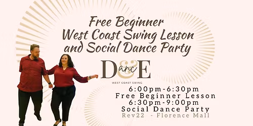 Free Beginner West Coast Swing Lesson and Social Dance Party