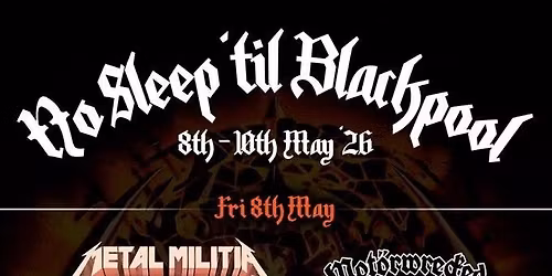 No Sleep Til Blackpool 2026 - Saturday