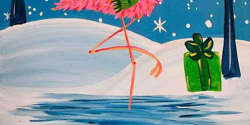 Paint and Sip Event: Flamingle All The Way