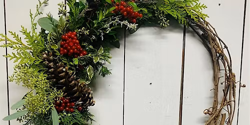 Wreath Building Workshop with Vivant Gardening Services