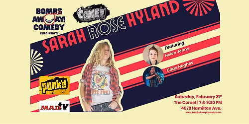 Comedy At The Comet | SARAH ROSE HYLAND