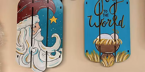 Masterpiece Art Bar Holiday Sled Painting (Ticketed)